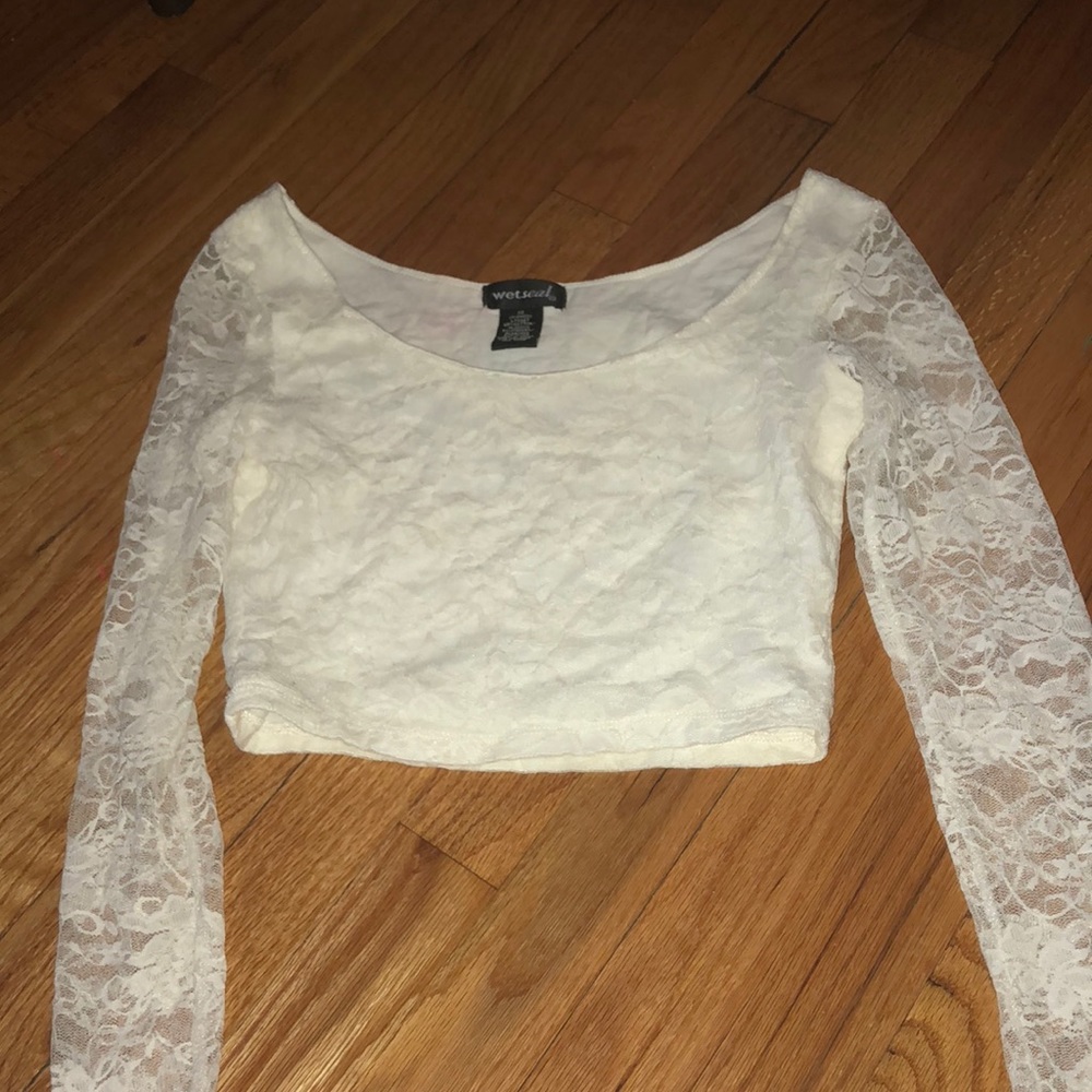Laced crop top